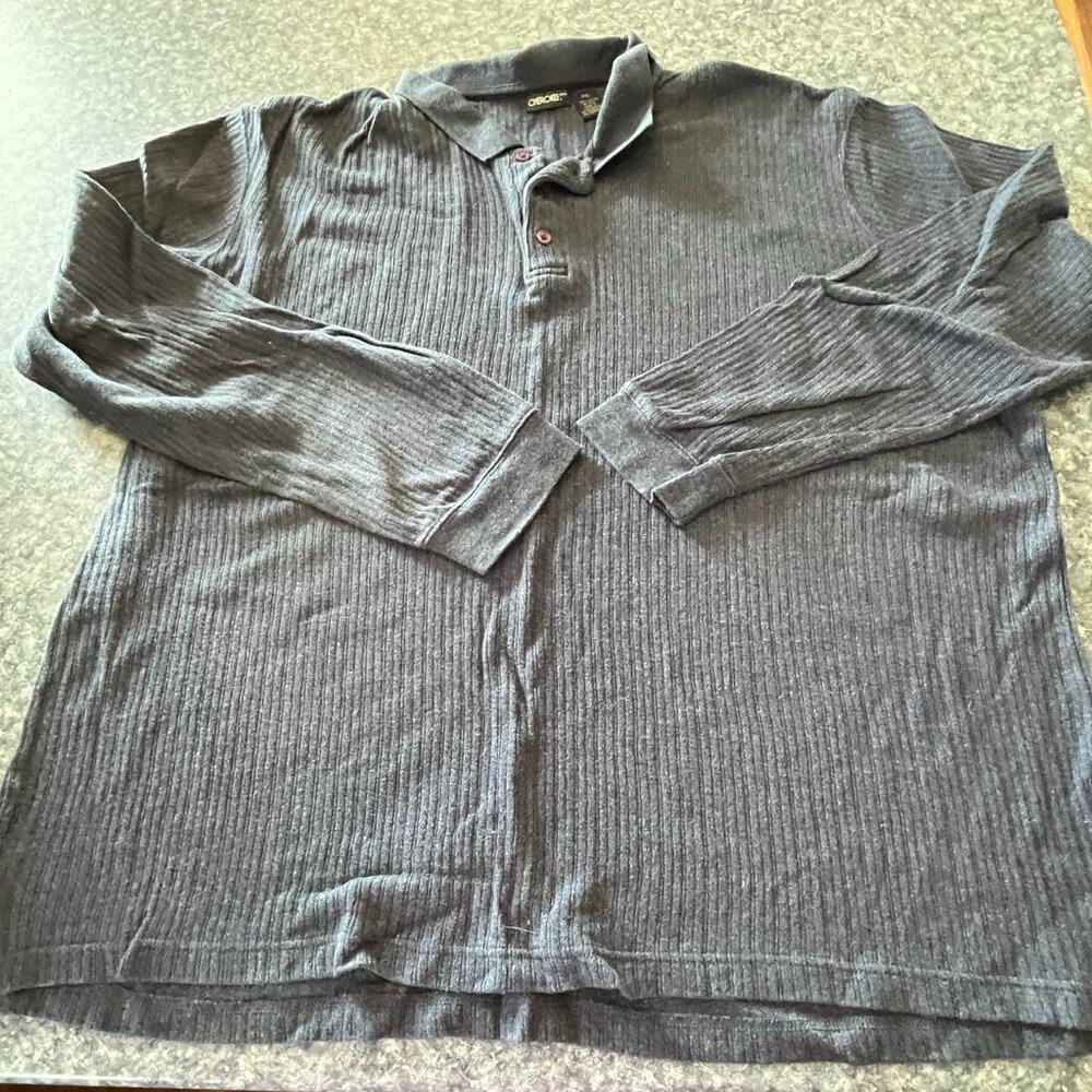 Men's Cherokee Blue long-sleeve shirt - XXL